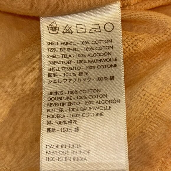 Cleobella Textured Puff Sleeve Peasant Top plus size 1X - Picture 7 of 9